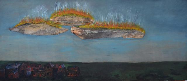 Lothar Schalla, Malerei – Nr. 20 · 235 × 100 cm