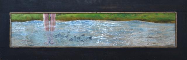Lothar Schalla, Malerei – Nr. 22 · 160 × 50 cm