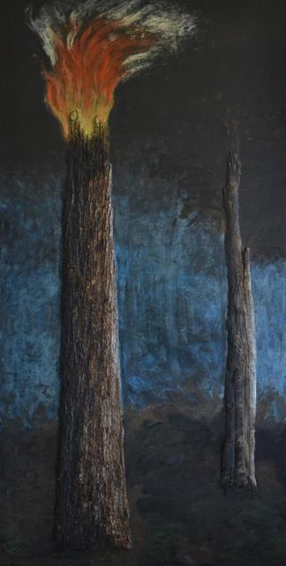 Lothar Schalla, Malerei – Nr. 66 · 250 × 125 cm