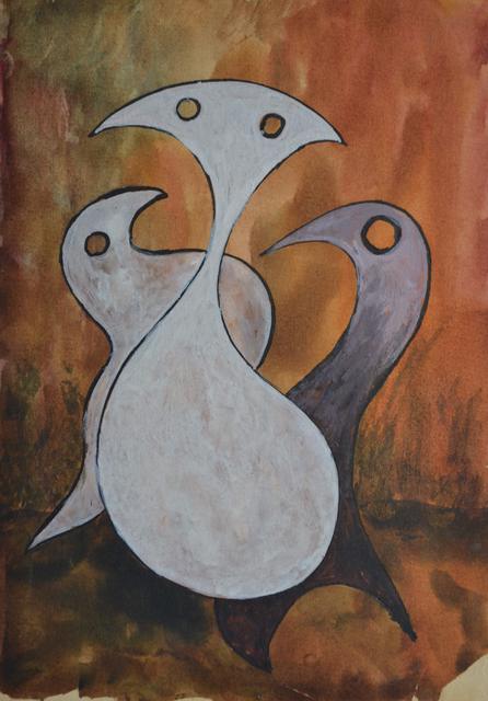 Lothar Schalla, Aquarelle – Nachtschwärmer Nr. 2