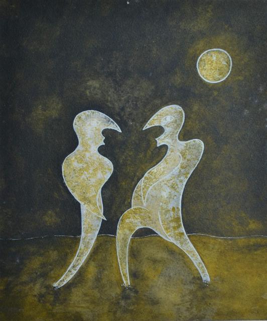 Lothar Schalla, Aquarelle – Nachtschwärmer Nr. 5
