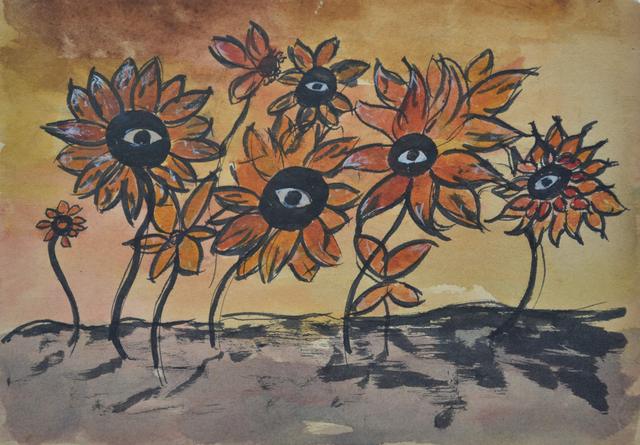 Lothar Schalla, Aquarelle – Nachtschwärmer Nr. 9