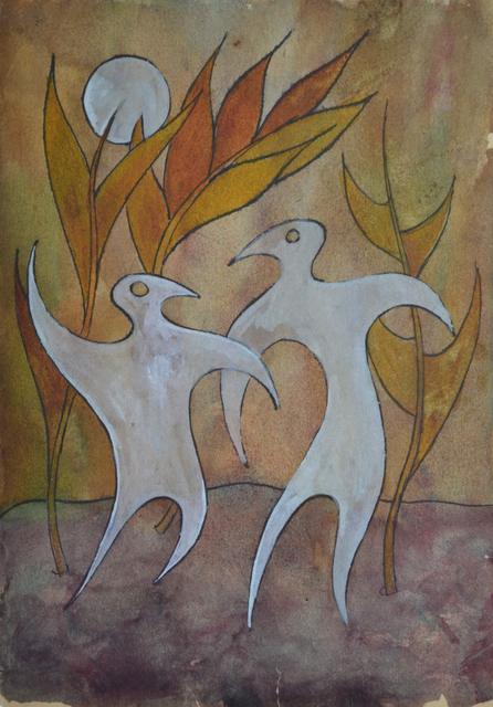Lothar Schalla, Aquarelle – Nachtschwärmer Nr. 10
