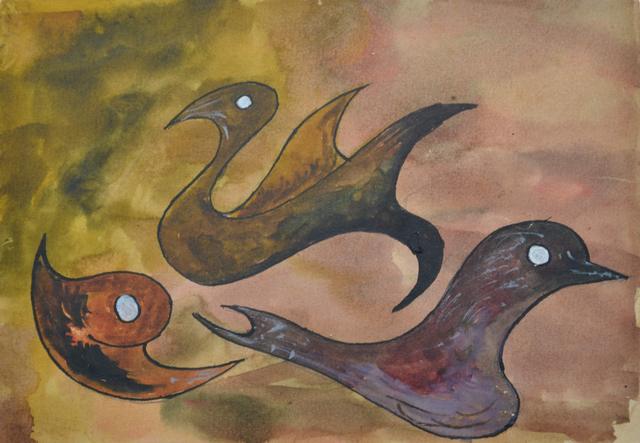 Lothar Schalla, Aquarelle – Nachtschwärmer Nr. 13